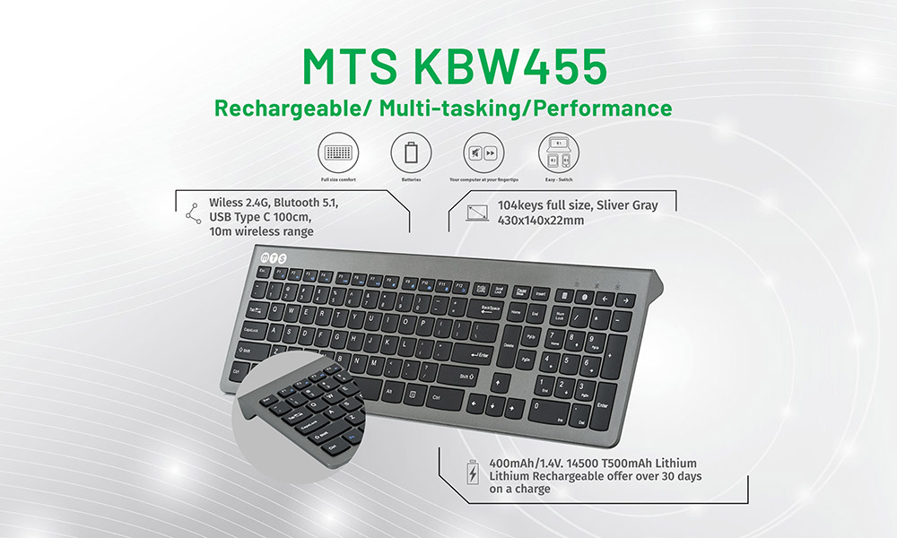 MYTECHSUN PRO BUSINESS KEYBOARD MTS KBW455