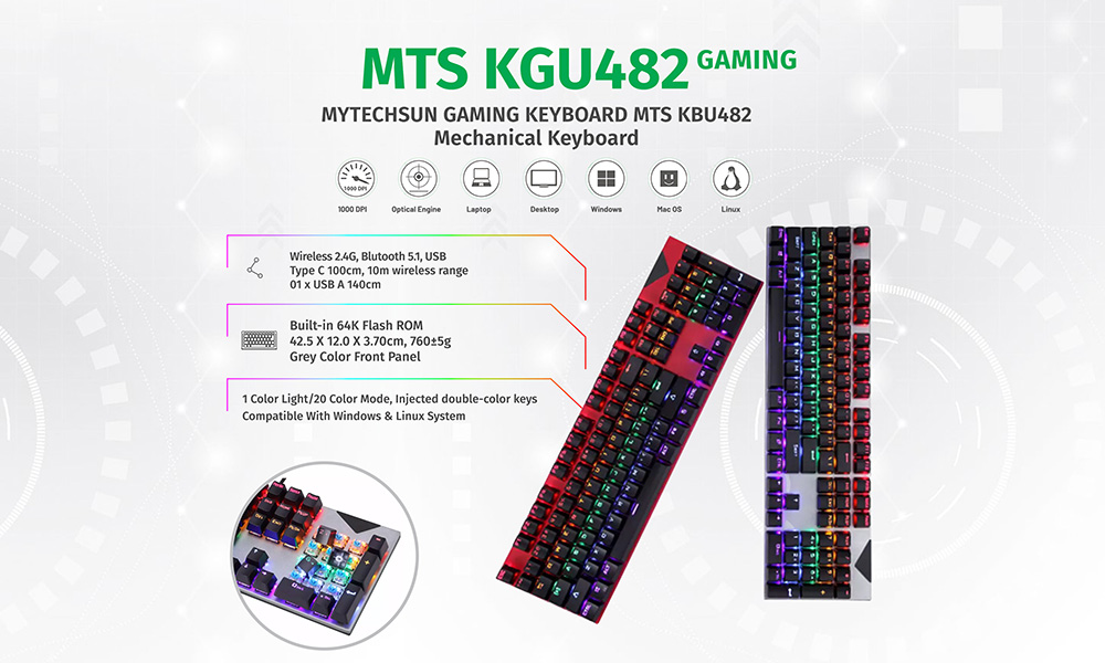 MYTECHSUN GAMING KEYBOARD MTS KGU482