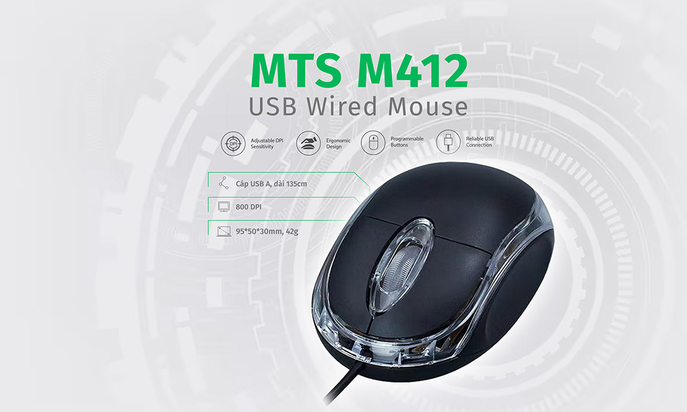 MYTECHSUN 3D OPTICAL MOUSE MTS M412