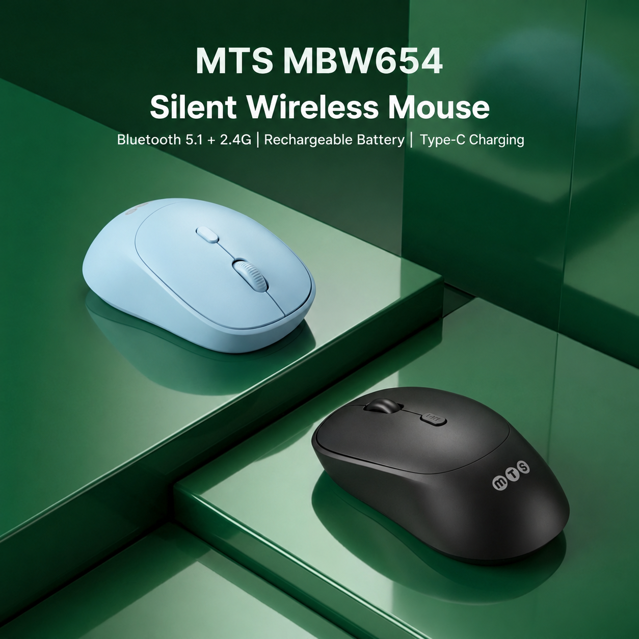 Mouse Wireless Charging Mytechsun MBW654 - Silent