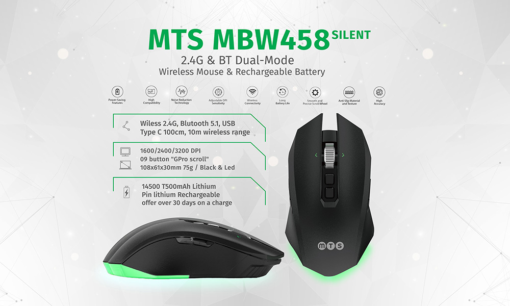 MYTECHSUN PRO SILENT MOUSE MTS MBW458