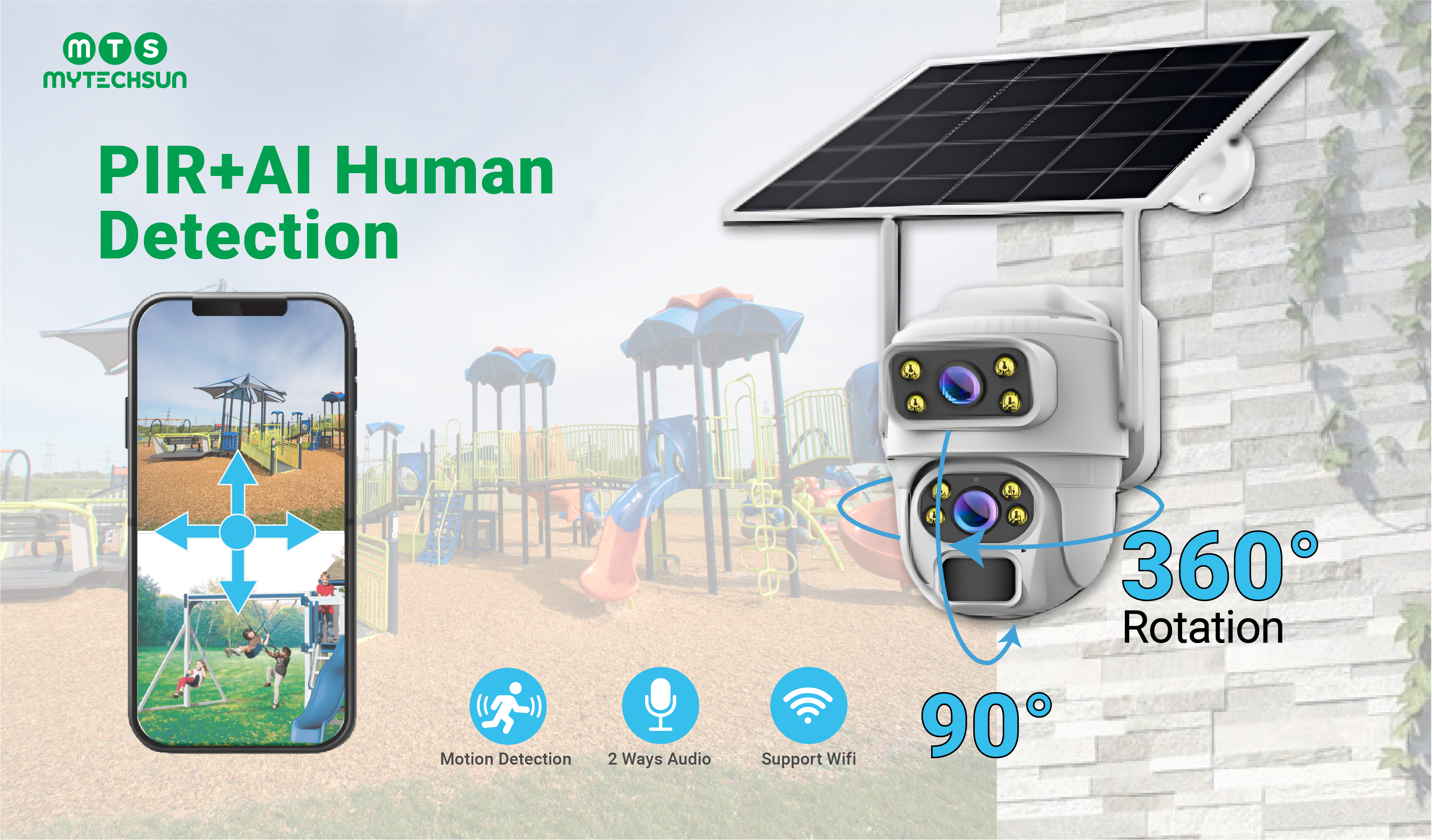 MYTECHSUN WIRELESS IP & PTZ SOLAR CAMERA MTS SCW-424